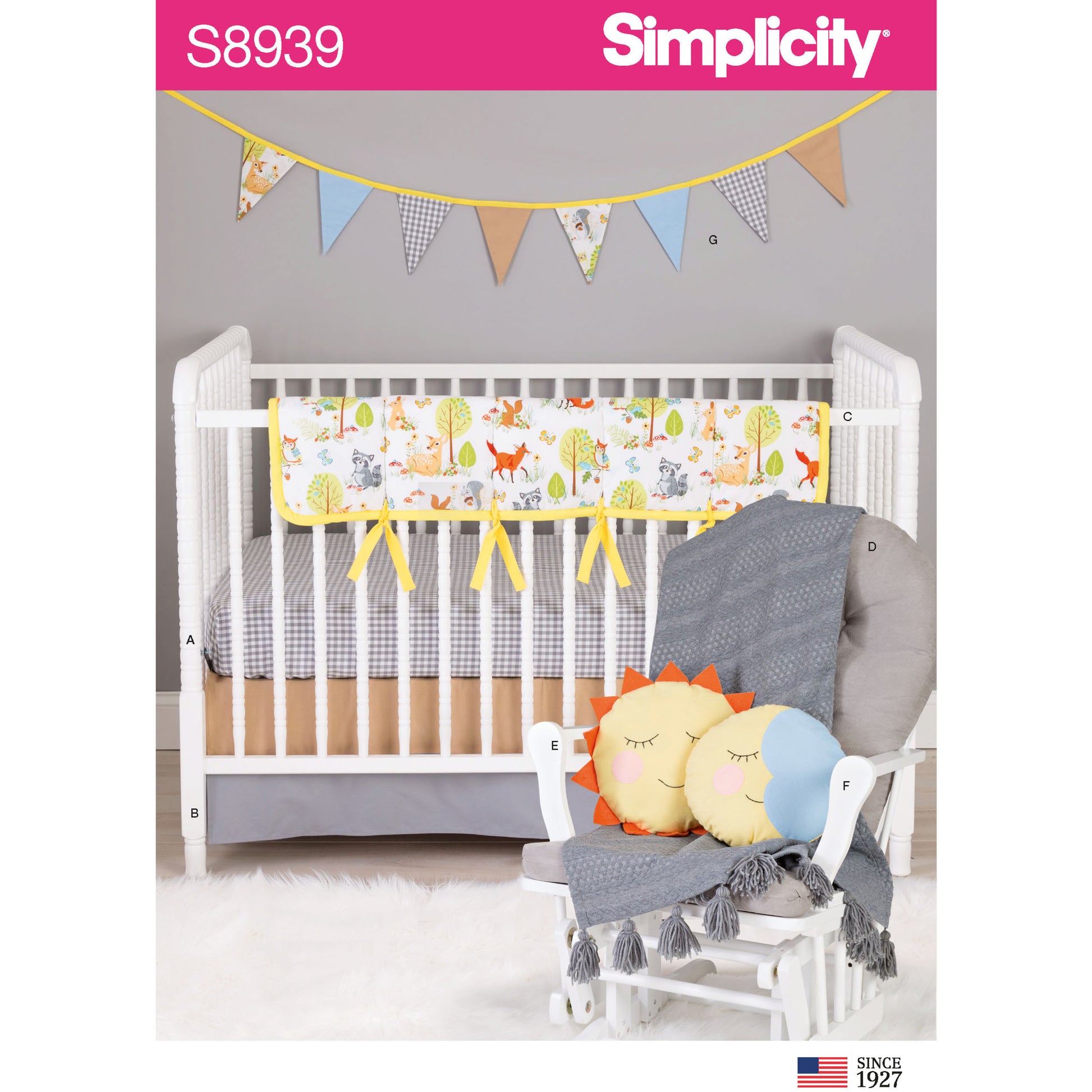 Kaava Simplicity 8939 - Simplicity S8939 Nursery D&eacute;cor | Kuva 4