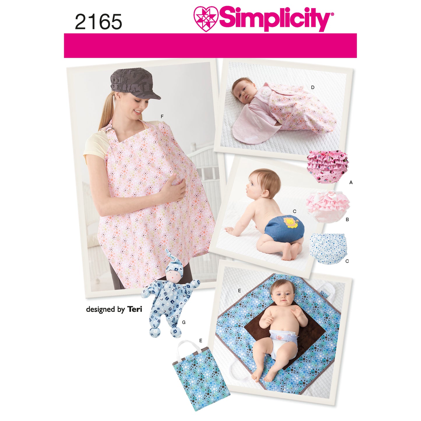Kaava Simplicity 2165 - Vauva - Lisätarvikkeet Kodin sisustus | Kuva 1