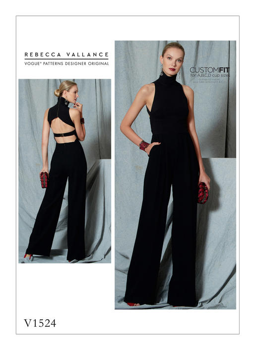 Kaava Vogue Patterns 1524 - Jumpsuit-haalarit - Nainen | Design: Rebecca Vallance | Kuva 4