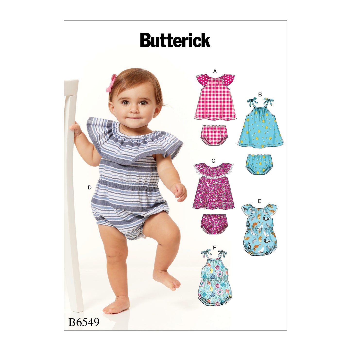 Kaava Butterick 6549 - Housut Mekko - Vauva | Kuva 11