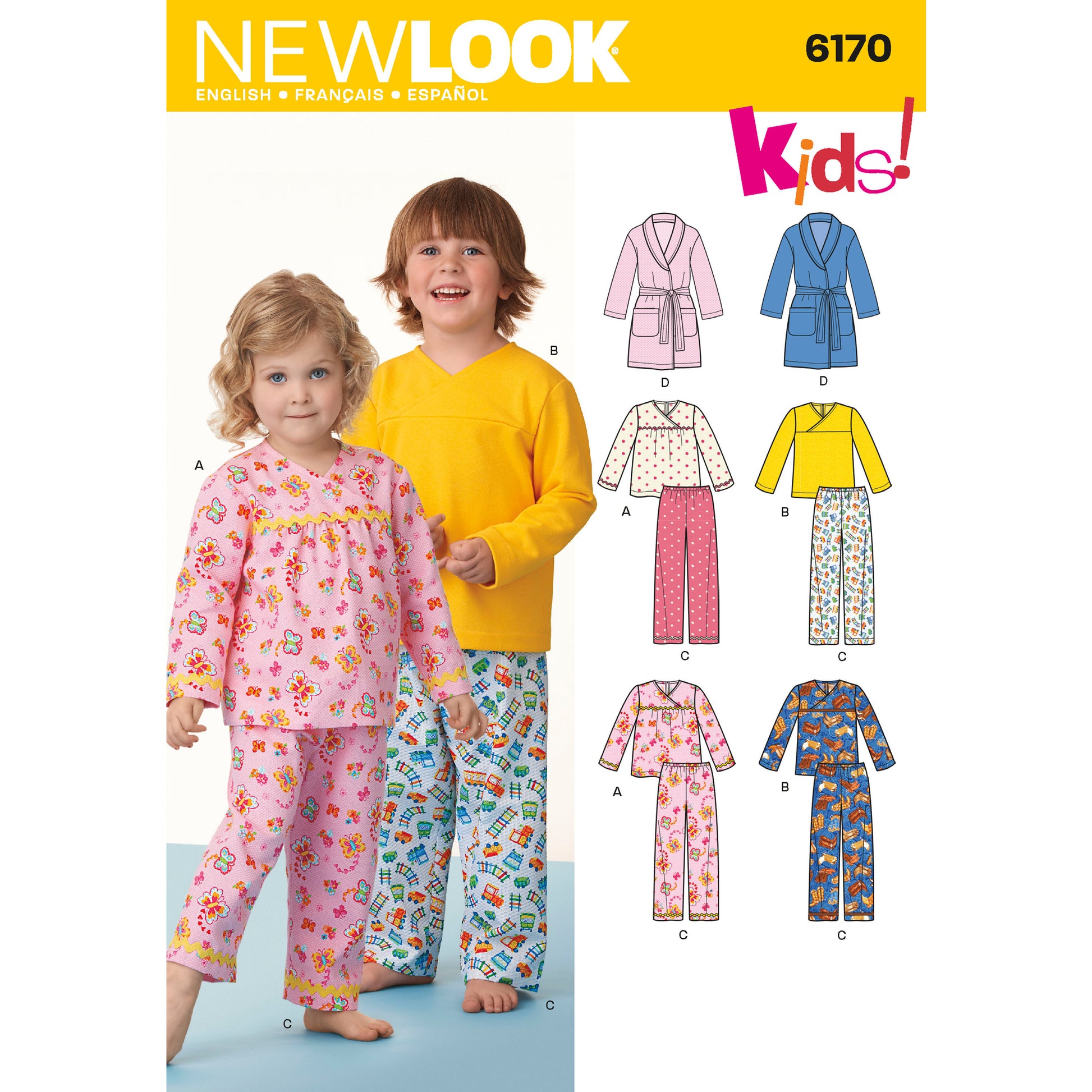 Kaava New Look 6170 - Yläosa Housut Pyjamat - Vauva | Kuva 5