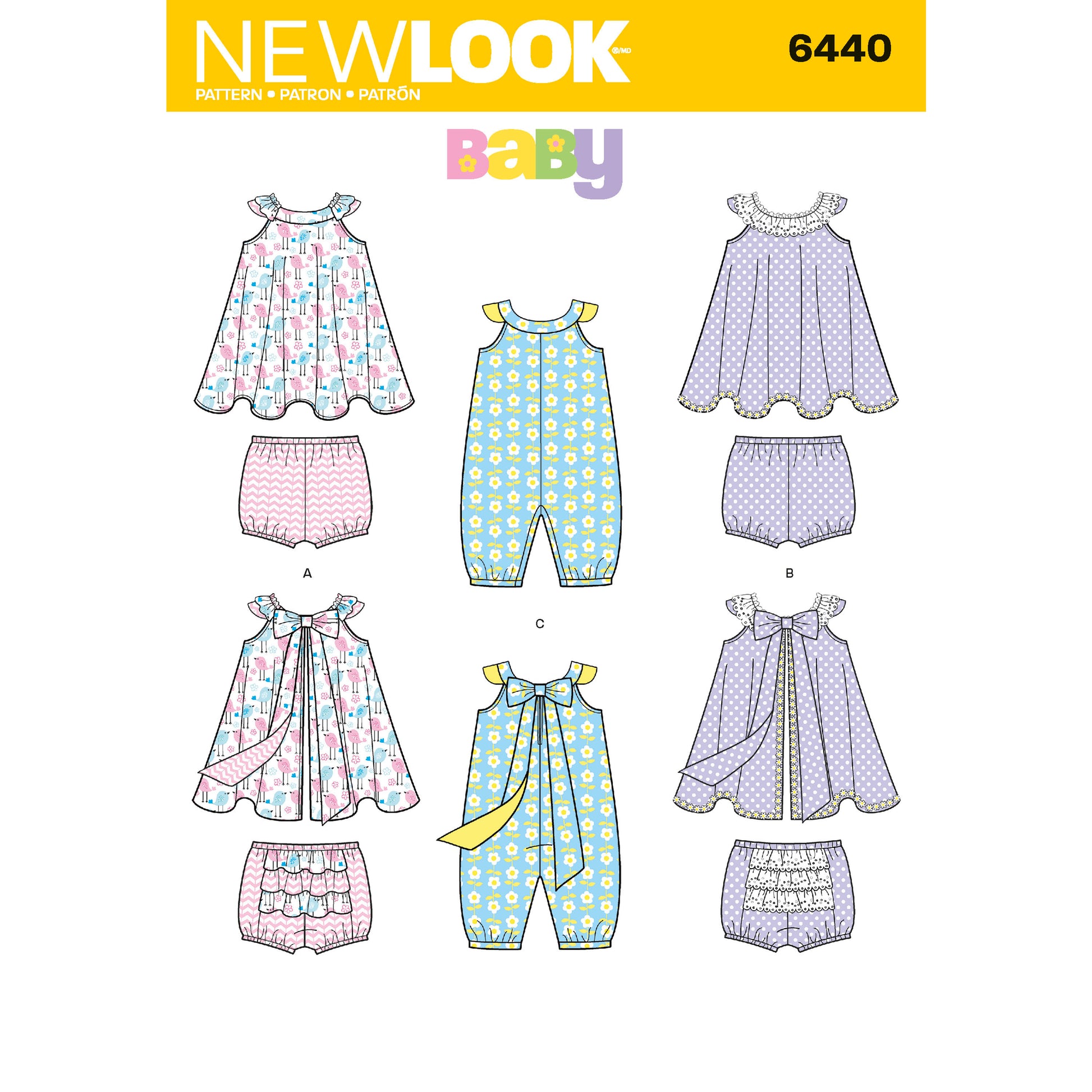 Kaava New Look 6440 - Mekko - Vauva | Kuva 6
