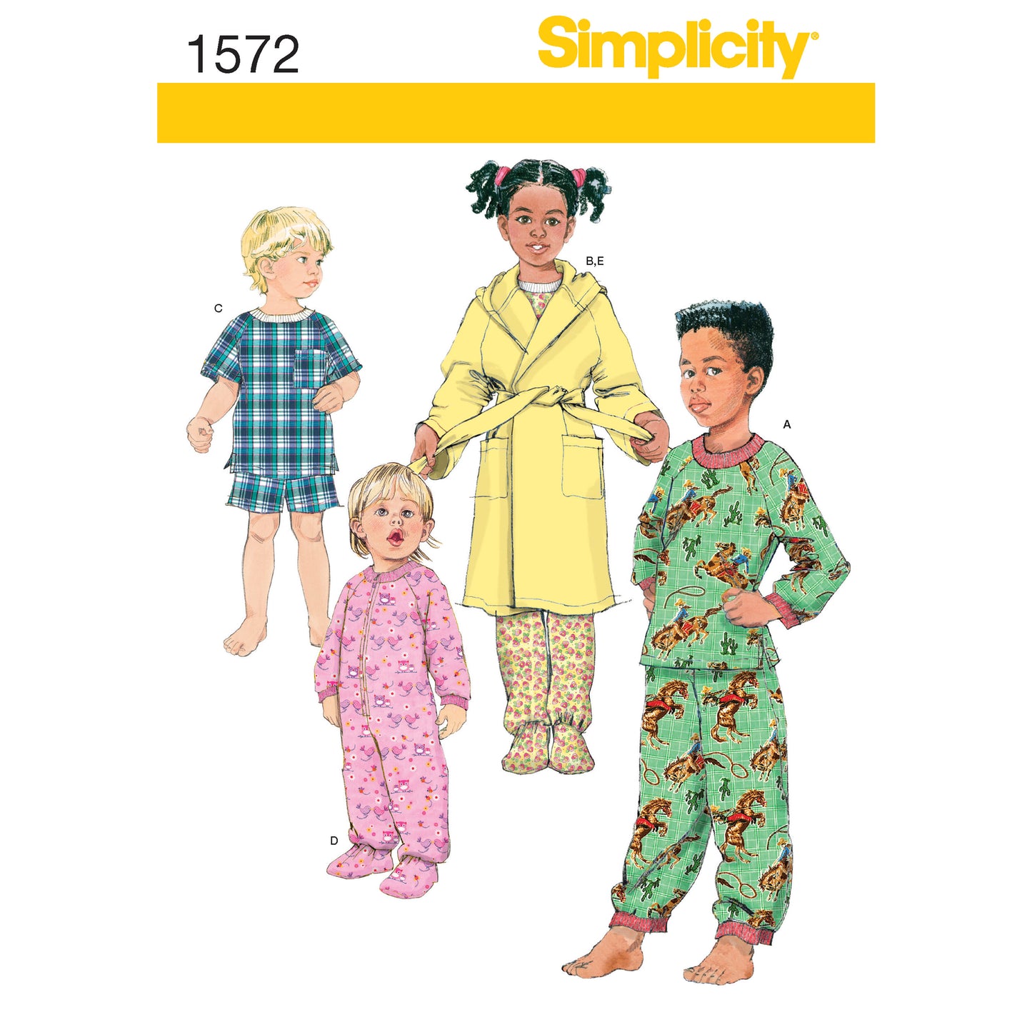 Kaava Simplicity 1572 - Housut Paita Sortsit - Vauva - Hattu | Kuva 6