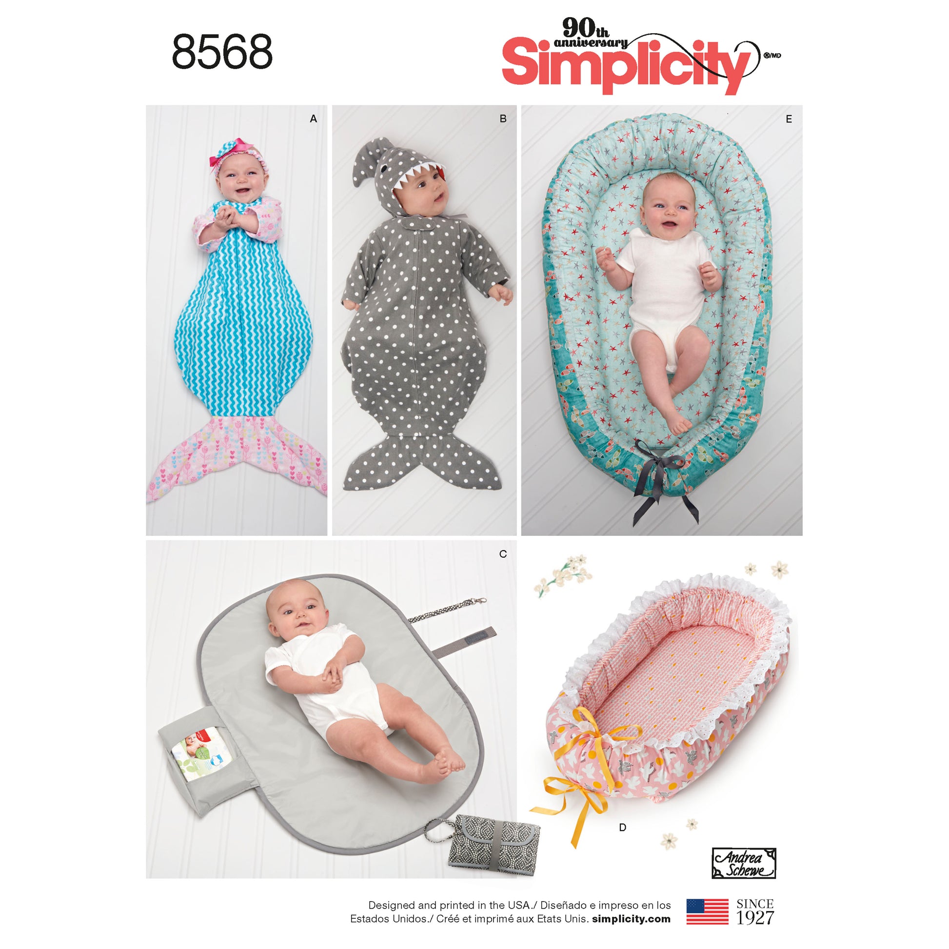 Kaava Simplicity 8568 - Vauva - Hattu Lisätarvikkeet | Kuva 1