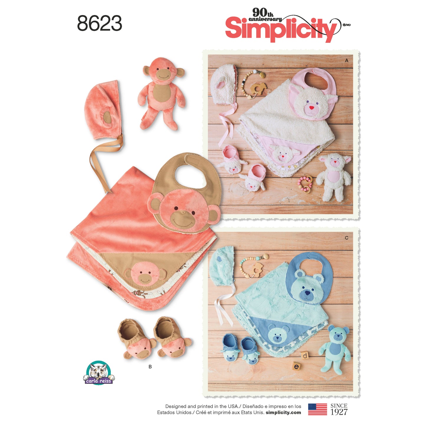 Kaava Simplicity 8623 - Vauva - Hattu Peitto Lisätarvikkeet | Kuva 2