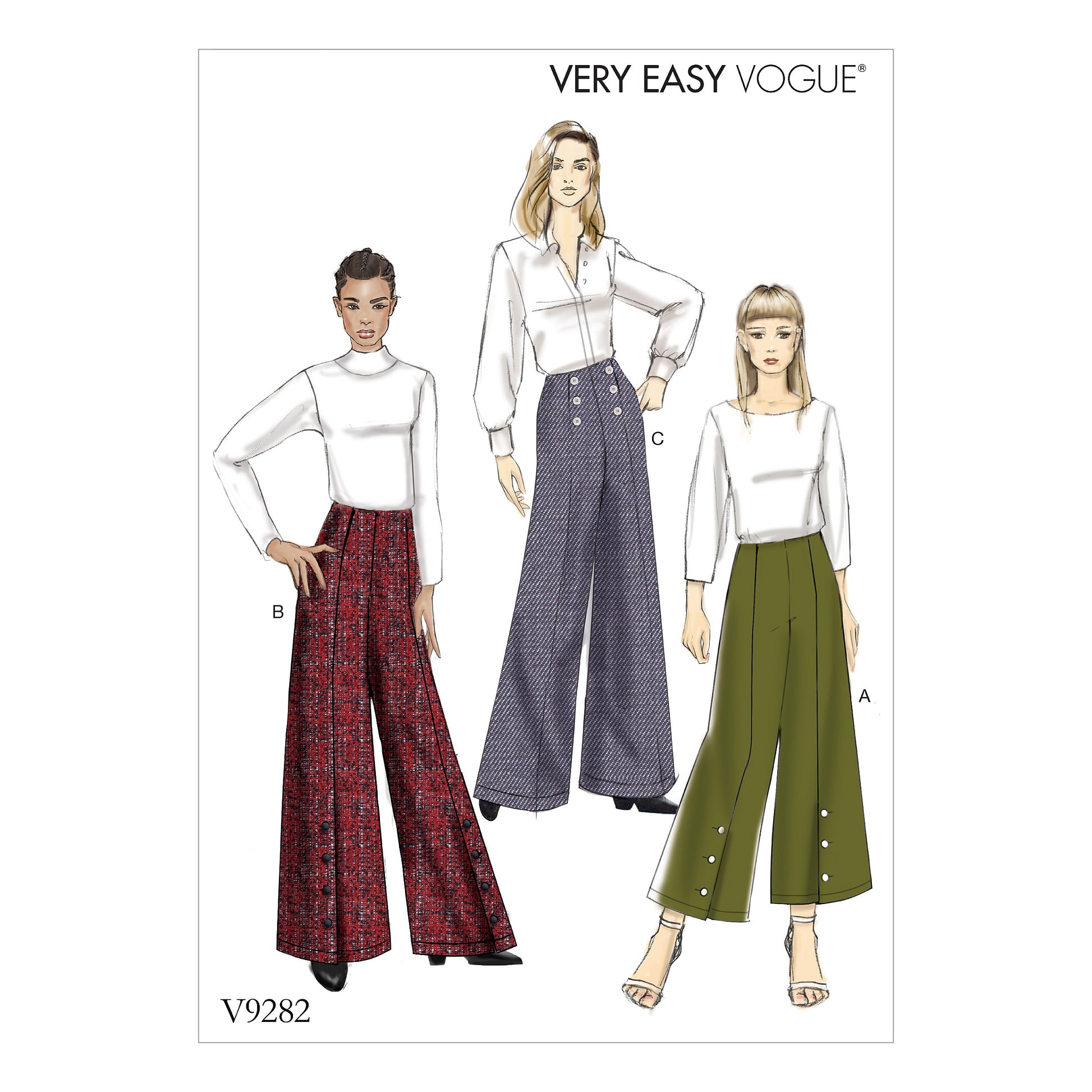 Kaava Vogue Patterns 9282 - Housut - Nainen | Kuva 6