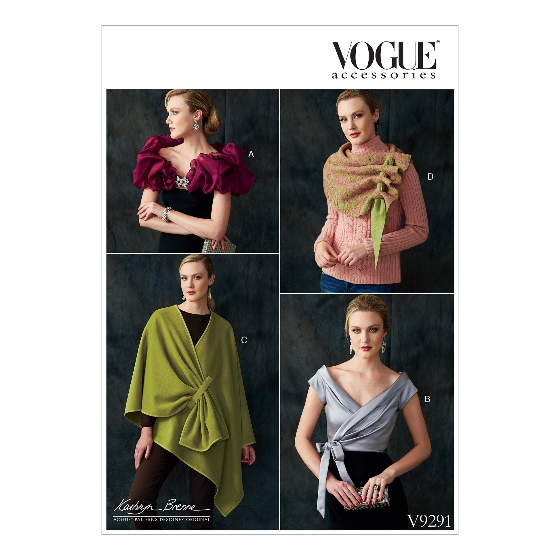 Kaava Vogue Patterns 9291 - Yläosa - Nainen - Huivi | Kuva 10