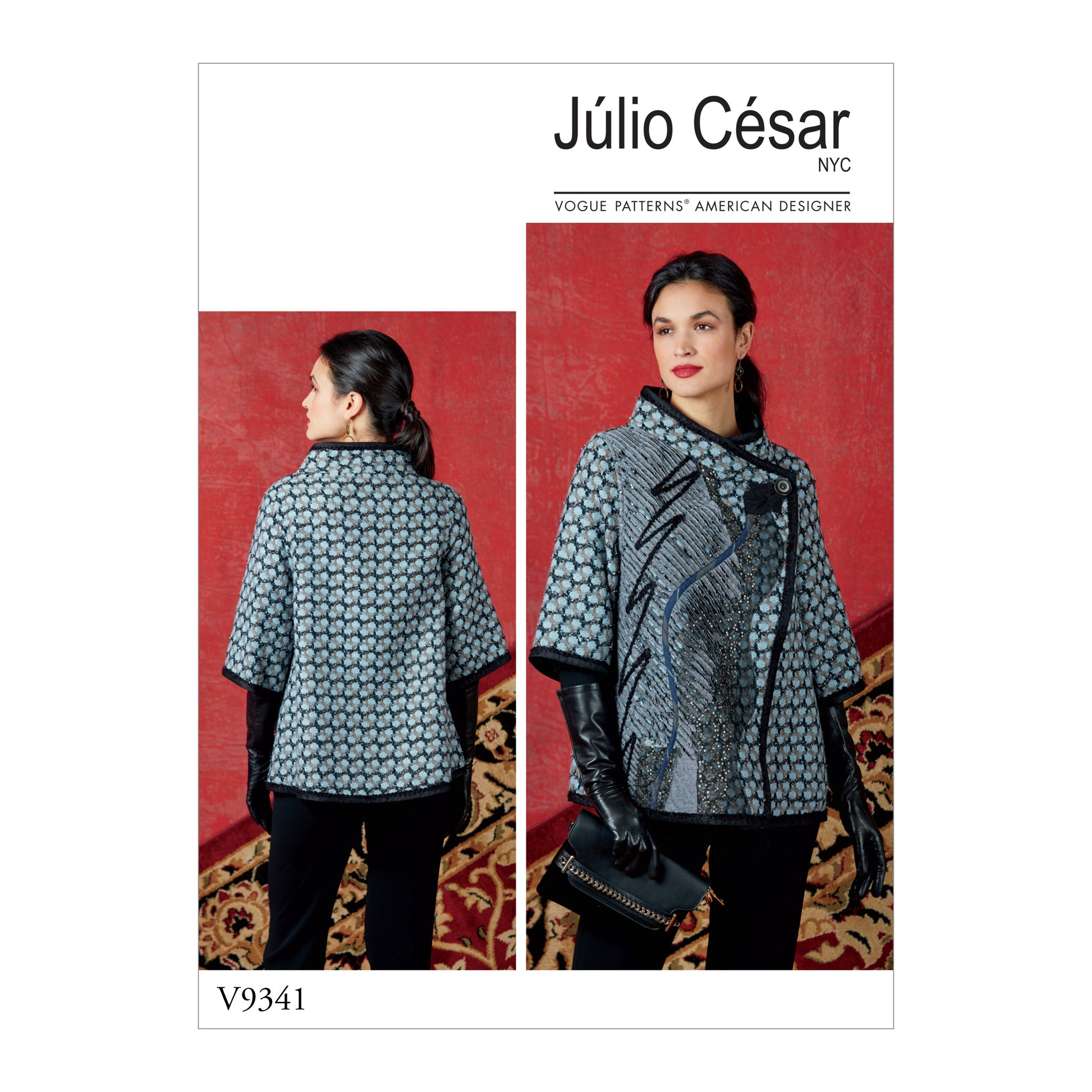 Kaava Vogue Patterns 9341 - Jakku - Nainen | Design: Julio Cesar | Kuva 4